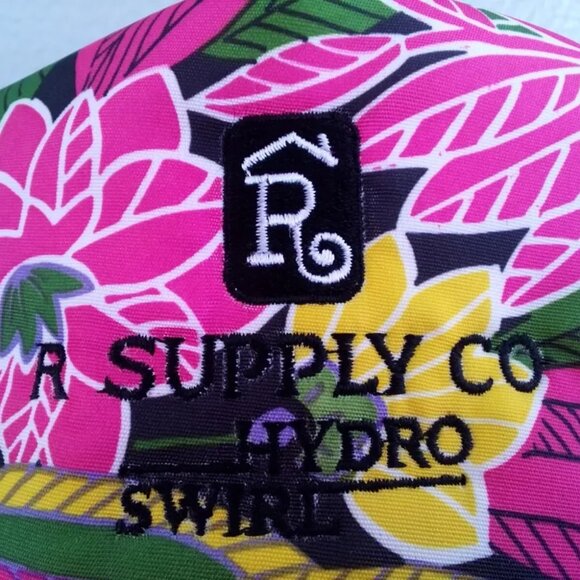 Vintage San Sun Hawaiian Floral Snapback Rope Hat - EUC - Picture 3 of 13